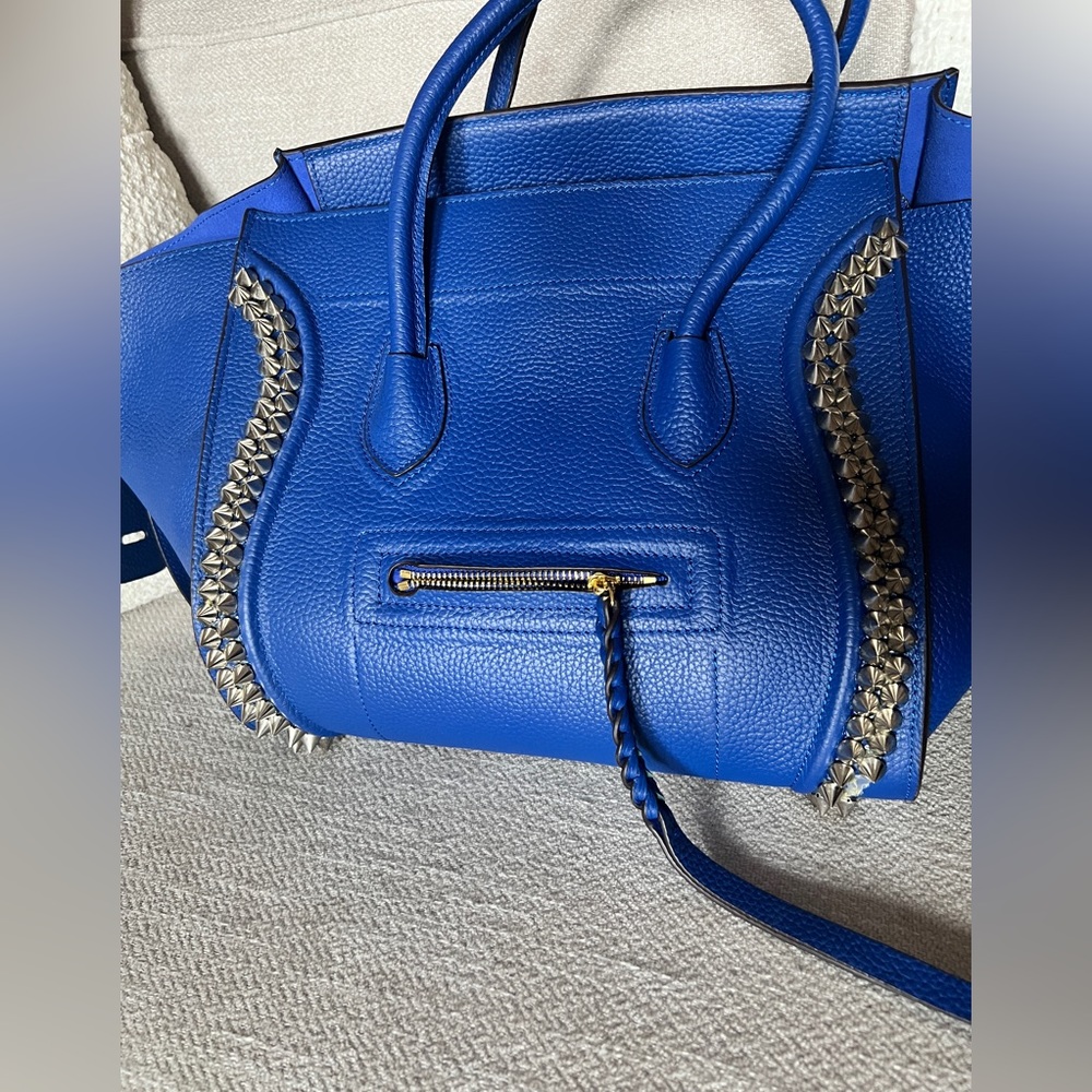 ANIFEEL CUSTOM STUDDED BLUE BAG